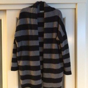Black and gray cardigan...cashmere